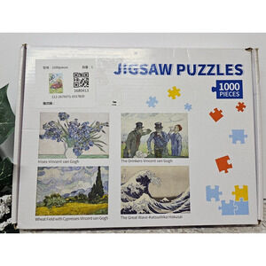 Wooden Wood Puzzle Red Truck In the Spring 1000 Pcs Xiamen New Sealed